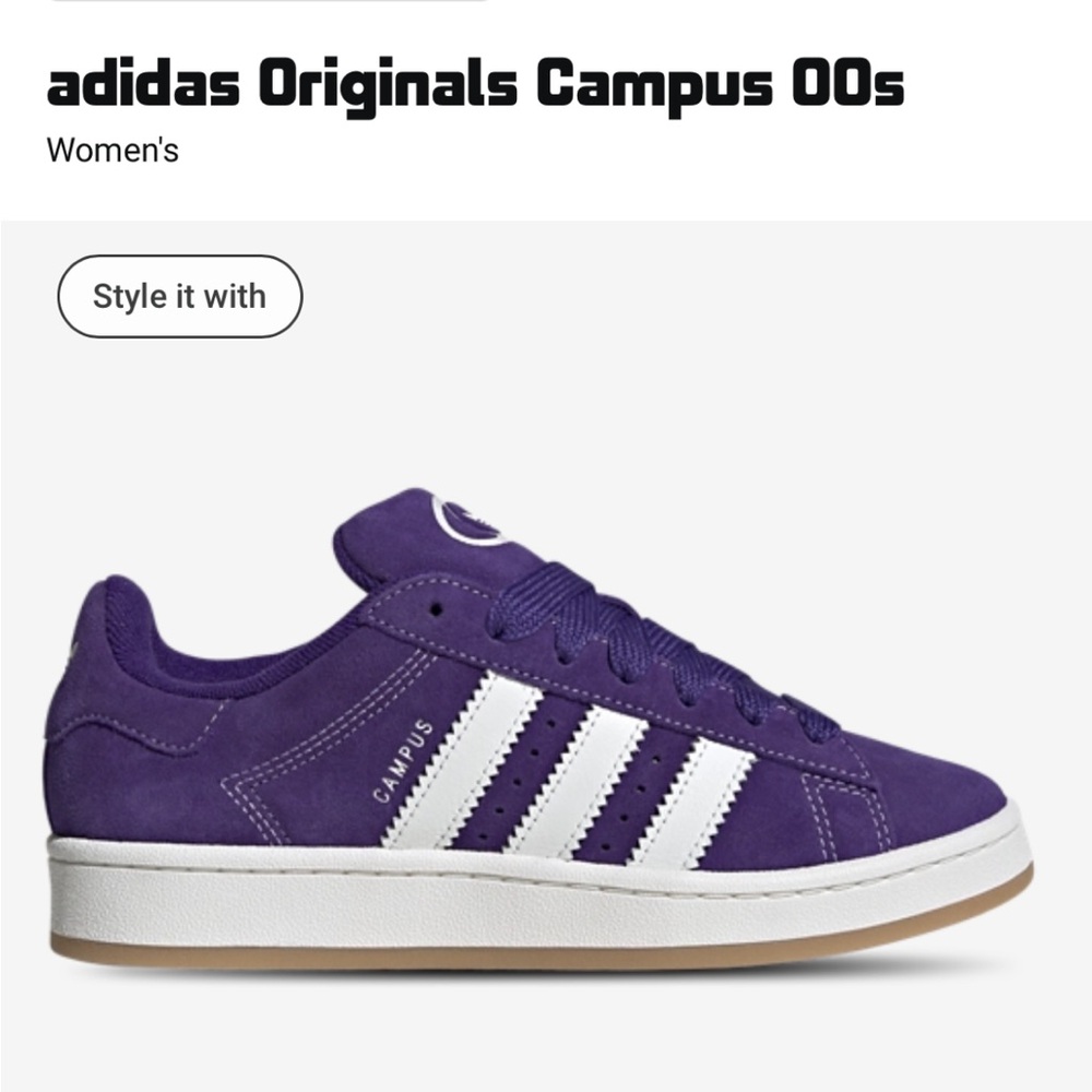 Adidas Originals Campus 00s Women's Purple Sneakers